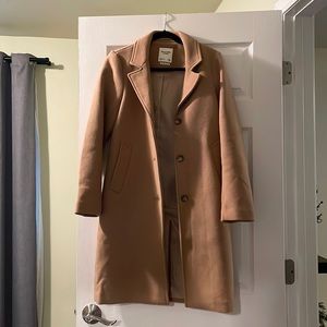 Abercrombie Dad Coat, Tan, XS